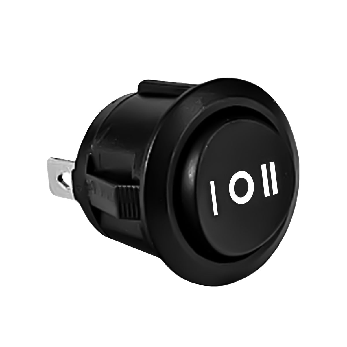 Switch LED Rocker 3 Position Round Black KC HiLiTES