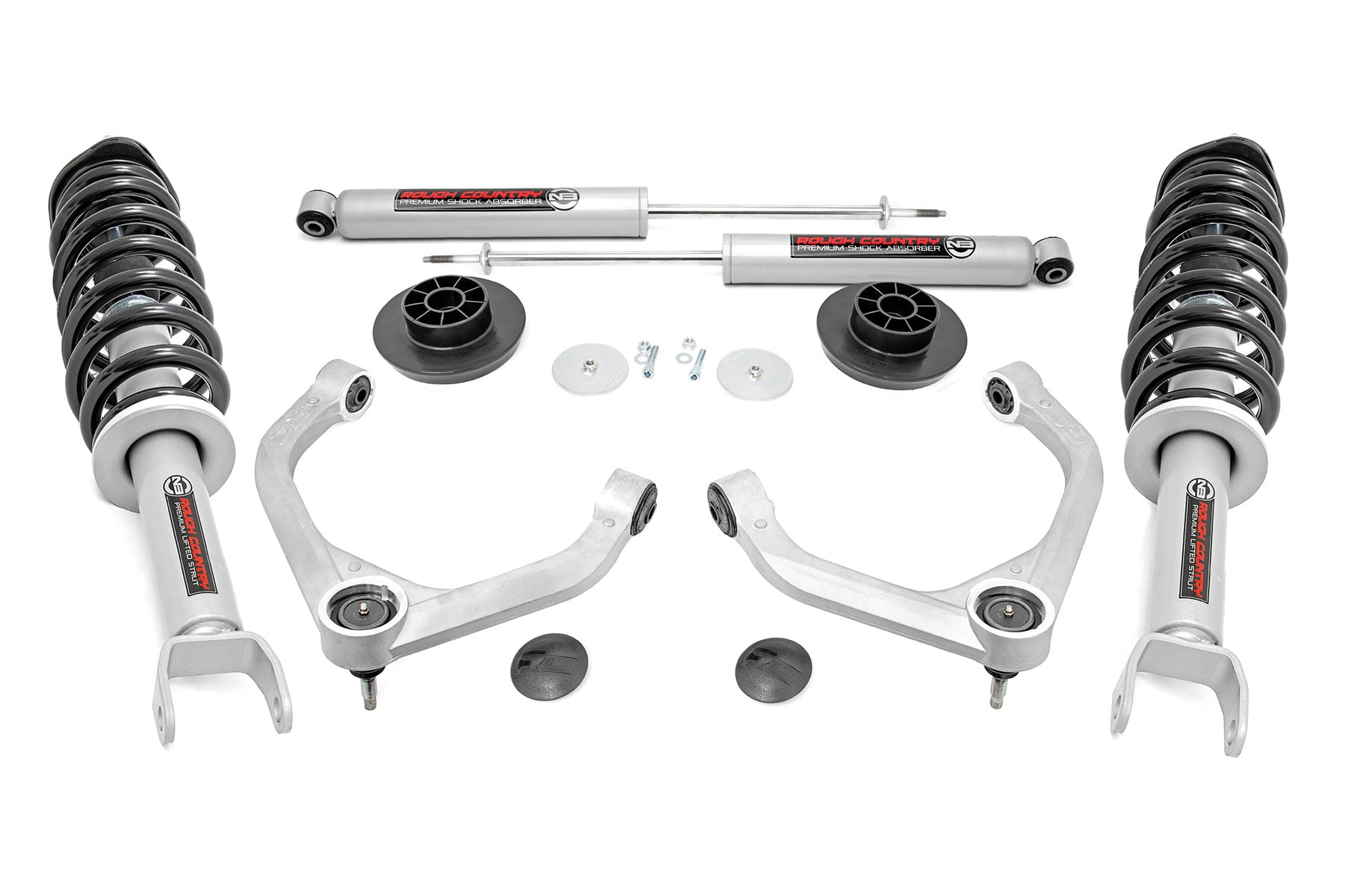 3.5 Inch Lift Kit N3 Struts Ram 1500 2WD/4WD (2019-2026) Rough Country