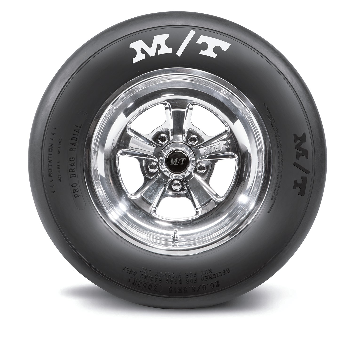 PRO Drag Tire 26.0/8.5R15 Revs/Mile 785 Mickey Thompson