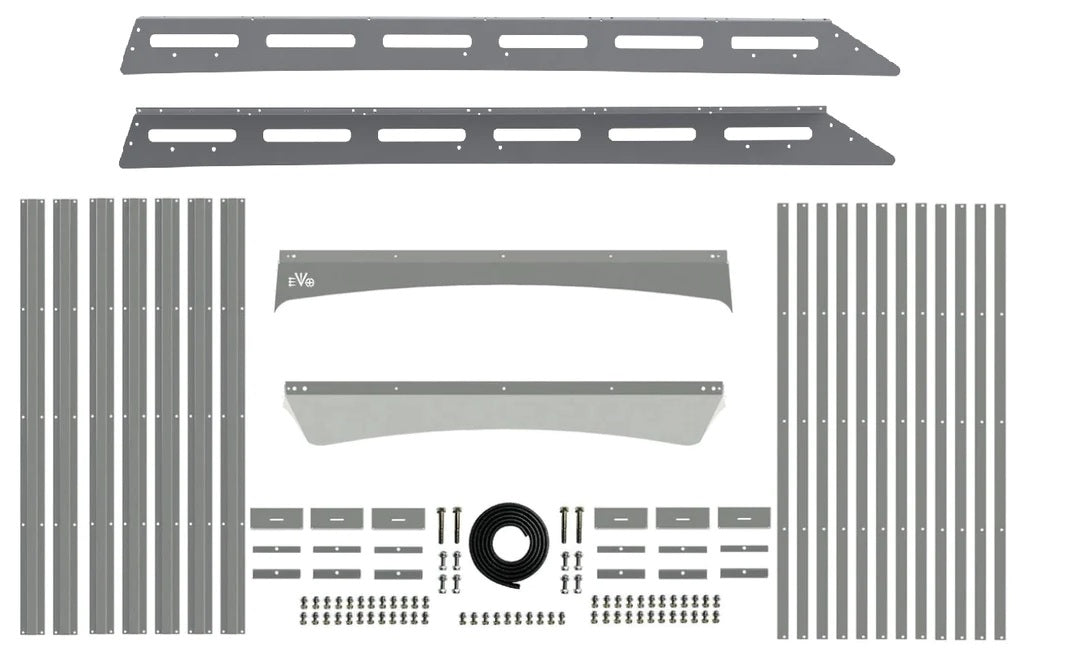 Jeep Wrangler JLU FULL ROOF RACK, ALUMINUM