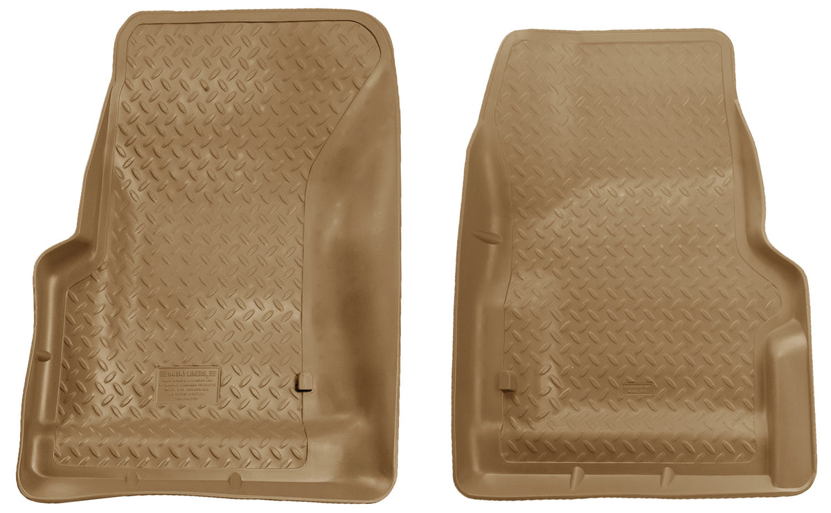 Classic Style - Front Floor Liners Tan 97-06 Jeep Wrangler Husky Liners