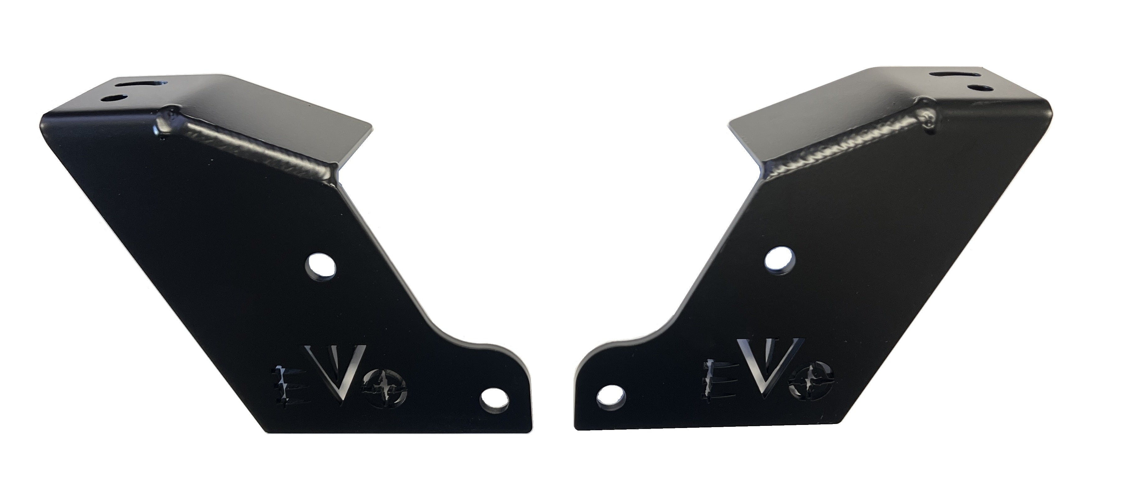 KSPEC Tube Bumper Side Light Mounting Bracket kit.  Black