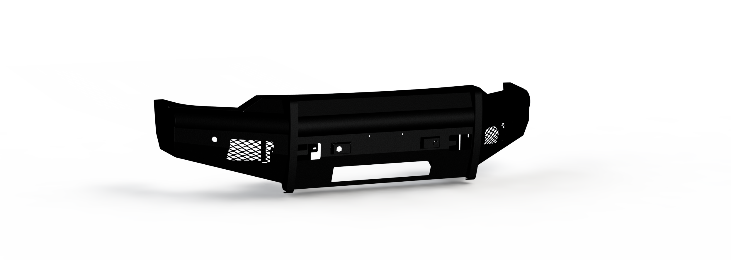 Vaquero Front Non-Winch Bumper - Texture Black 2020-2023 Chevrolet 2500 3500