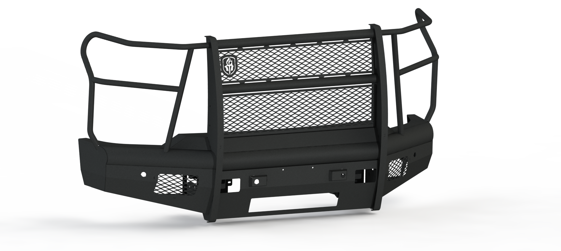 Vaquero Front Non-Winch Bumper Full Guard - Texture Black 2020-2023 Chevrolet 2500 3500