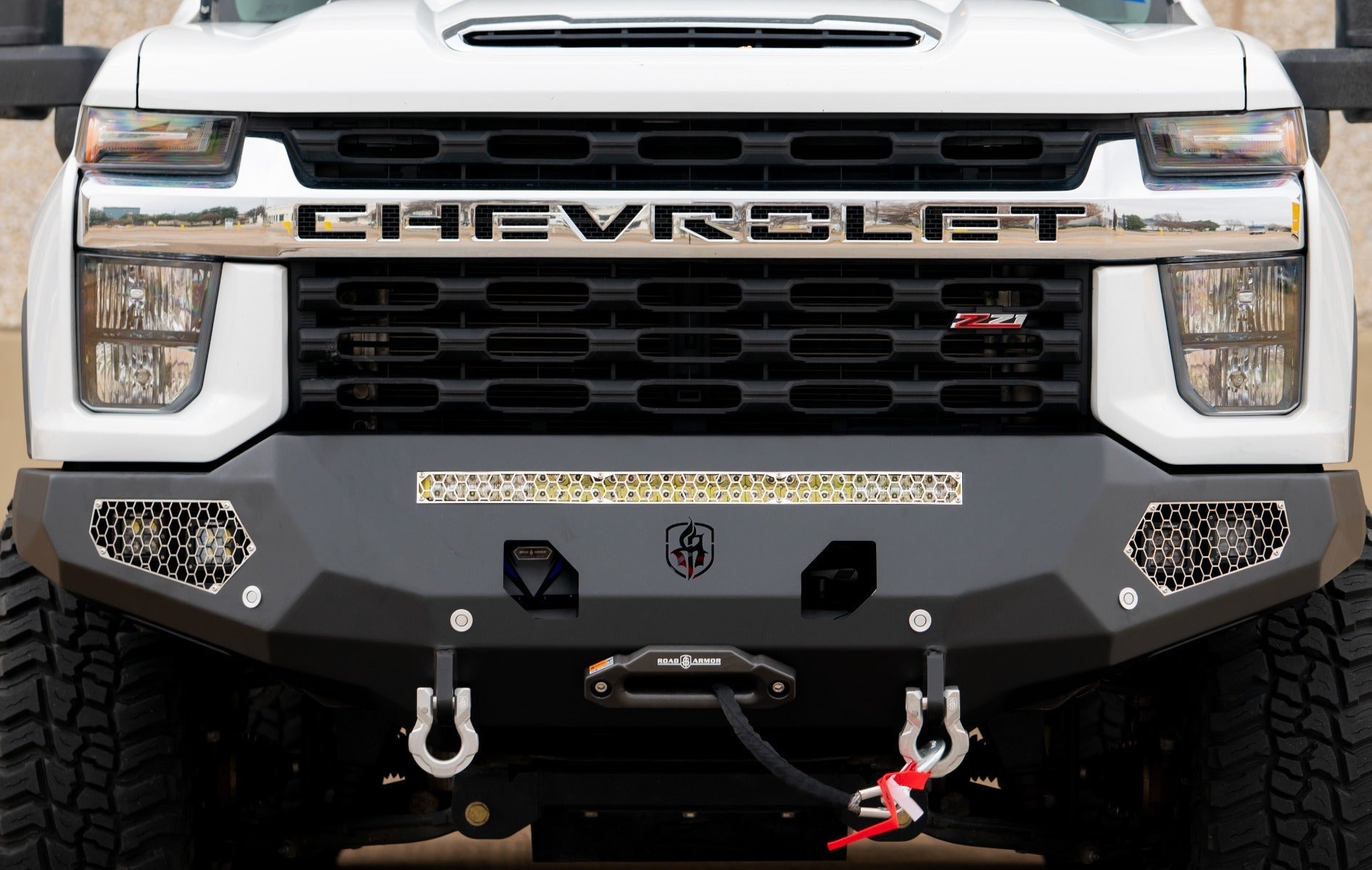 Evolution Front Winch Bumper - Texture Black 2020-2023 Chevrolet 2500 3500