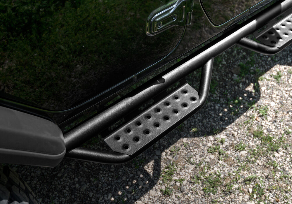 Nerf Step RS Bar Full Length (1 Step per Side) 2021-2025 Ford Bronco 2-Door Textured Black NFab