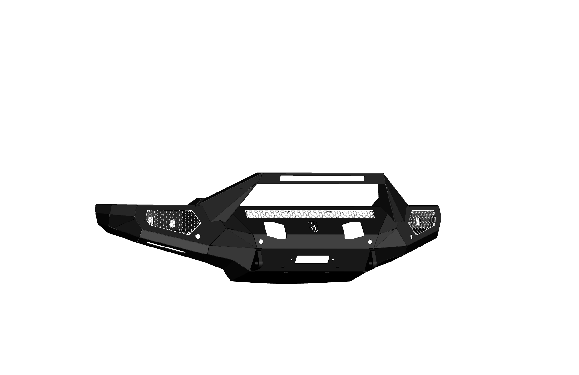 Chevy 2500 3500 2024-2026 Front Winch Bumper Sheet Metal Pre-Runner