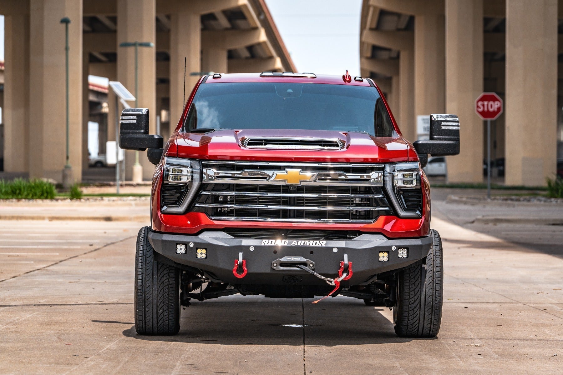 Stealth Front Winch Bumper - Texture Black 2024-2026 Chevrolet 2500 3500