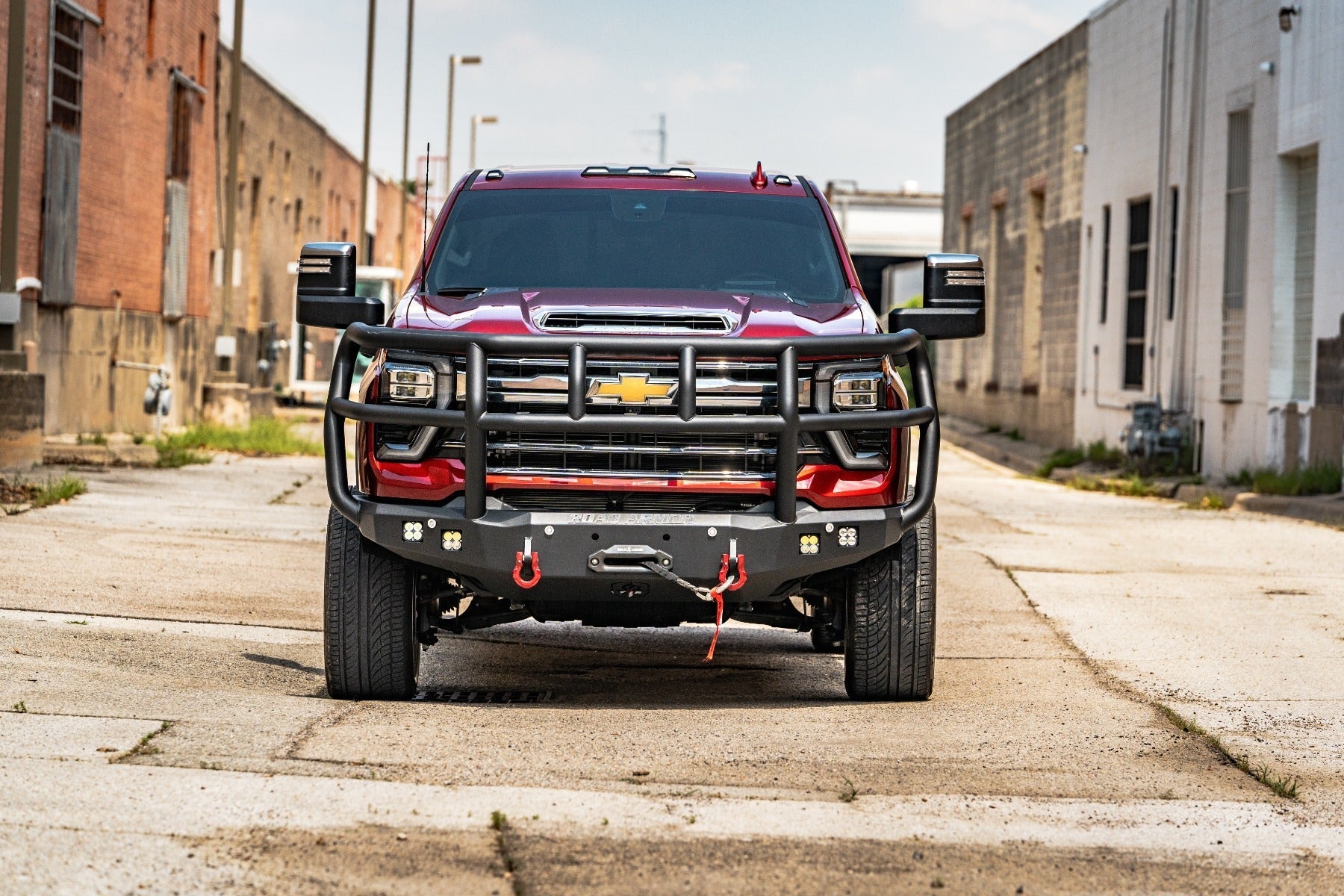 Stealth Front Winch Bumper Titan II Guard - Texture Black 2024-2026 Chevrolet 2500 3500