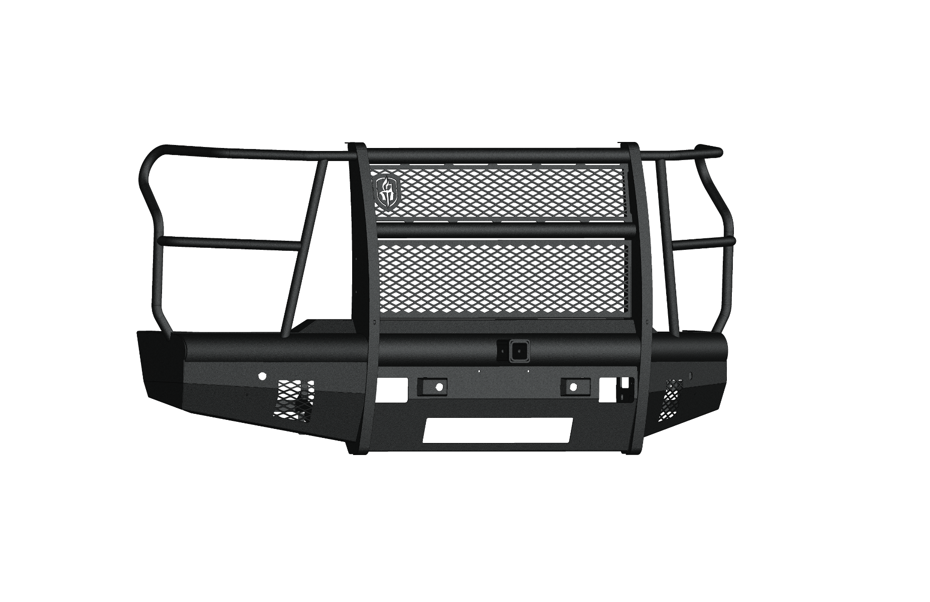 Vaquero Front Non-Winch Bumper Full Guard | 2in Receiver - Texture Black 2024-2026 Chevrolet 2500 3500