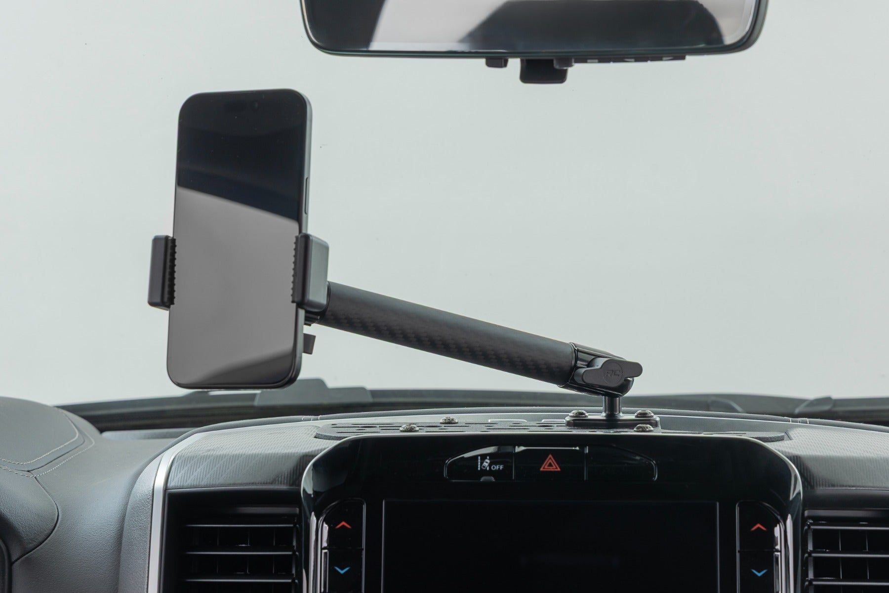 Dash Mount 10 Inch Non-Mag Safe Mount Kit 10in Screen Ram 1500 (19-26) Rough Country