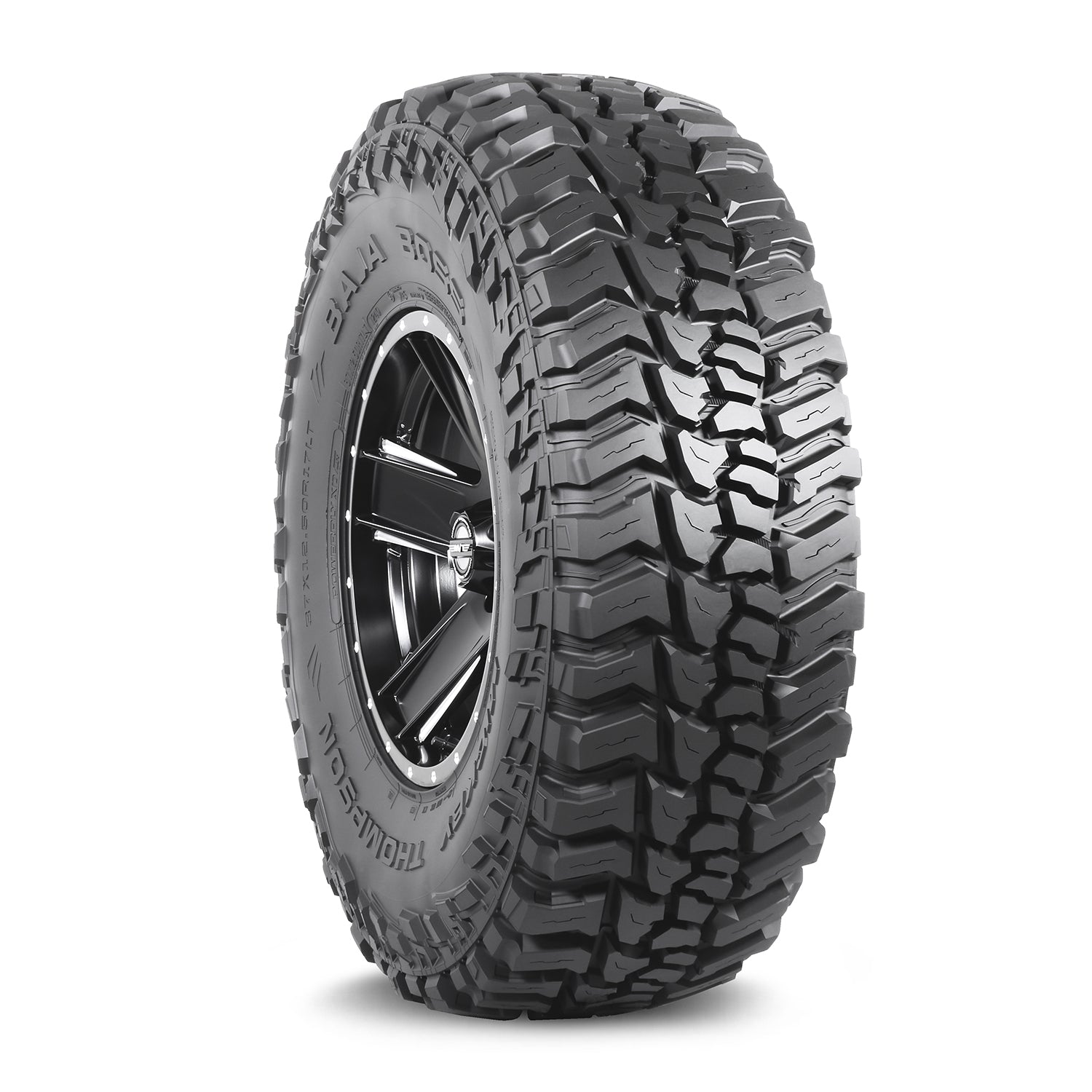 Baja Boss Asymmetrical Tire 33X13.50R20LT Revs/Mile 636 Mickey Thompson