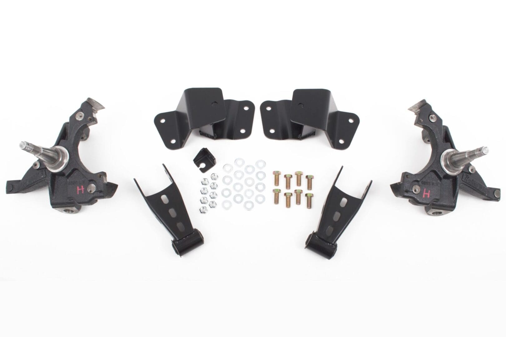 2/4 Inch Spindle Lowering Kit 1988-1998 C1500/Sierra 1500 2WD Light Duty