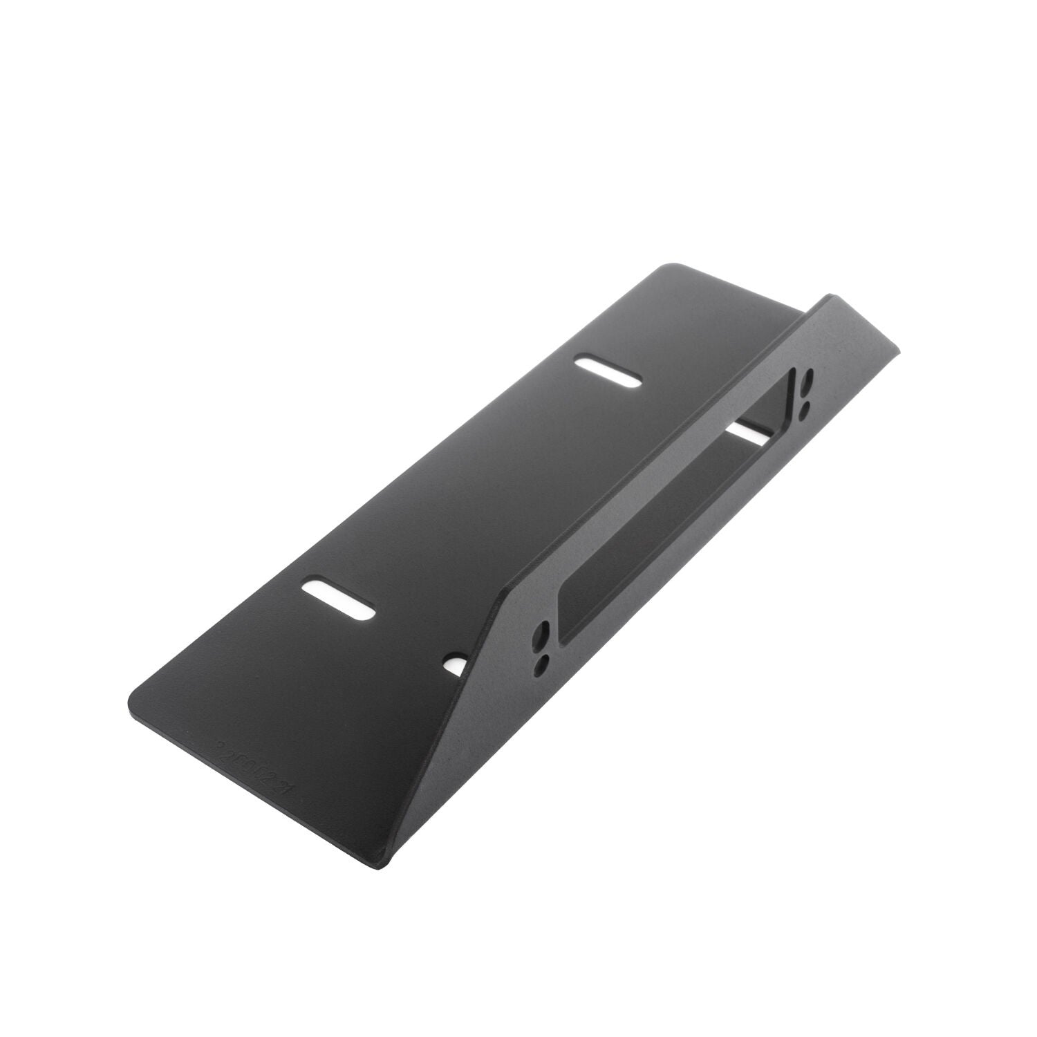 Rockline Bumper Fairlead Mount Plate Textured Black 2007-2025 Jeep Wrangler JK/JL 2020-2025 Jeep Gladiator 2021-2026 Ford Bronco Go Rhino