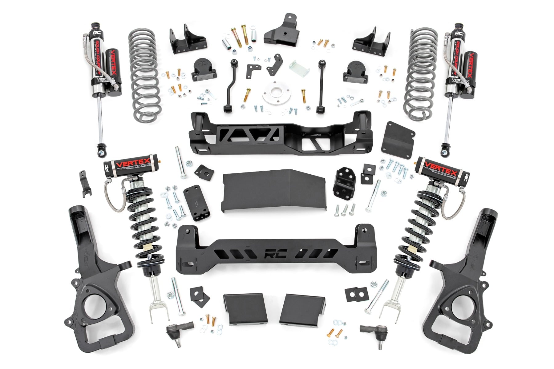 6 Inch Lift Kit Vertex Dual Rate Coils Ram 1500 4WD (2019-2024) Rough Country