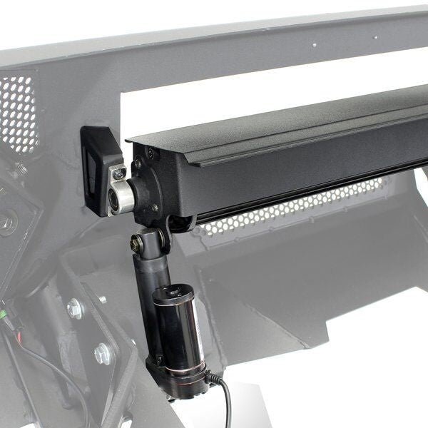Element Front Bumper W/Power Actuated Hide Away Light Bar Mount Textured Black 2022-2026 Toyota Tundra Go Rhino