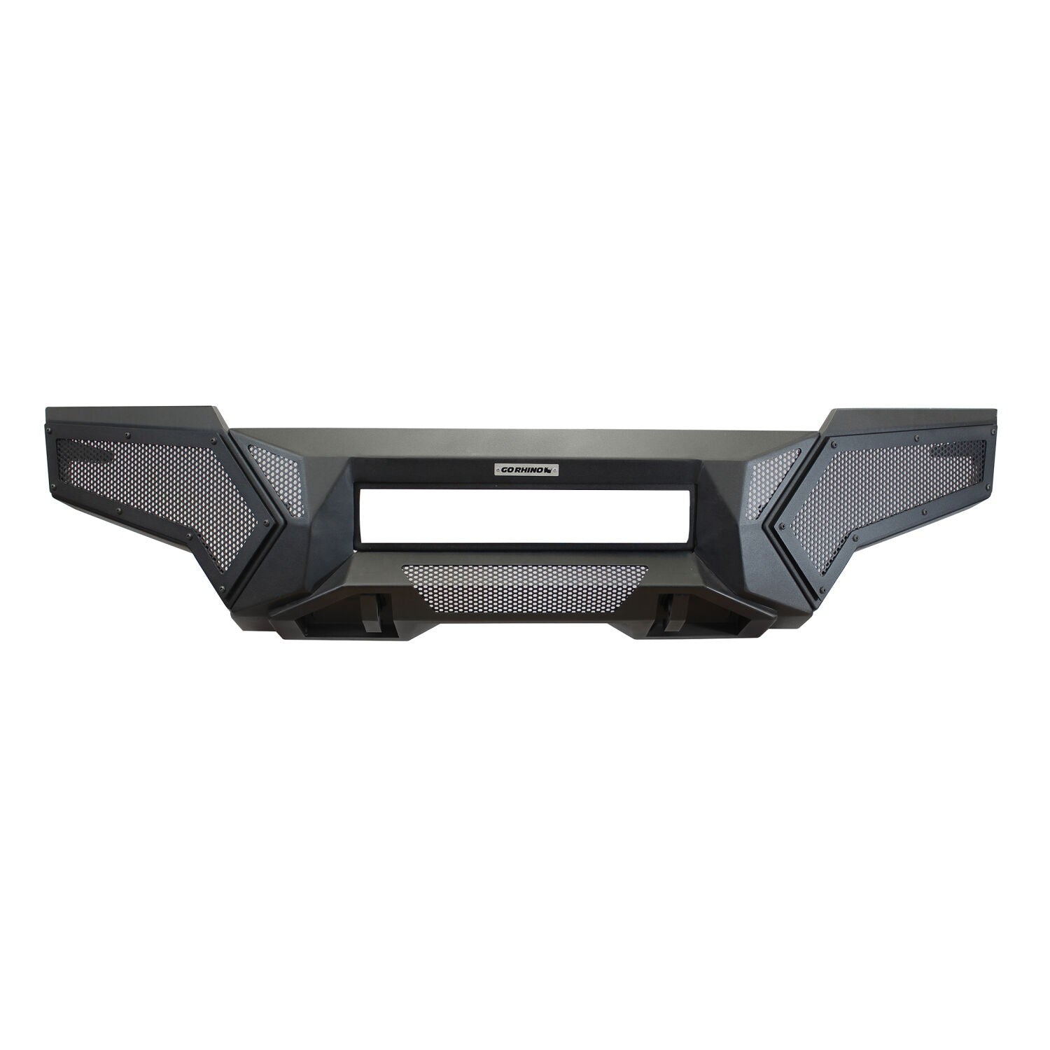 Element Front Bumper with Fixed Light Bar Mount Textured Black 2016-2023 Toyota Tacoma Go Rhino