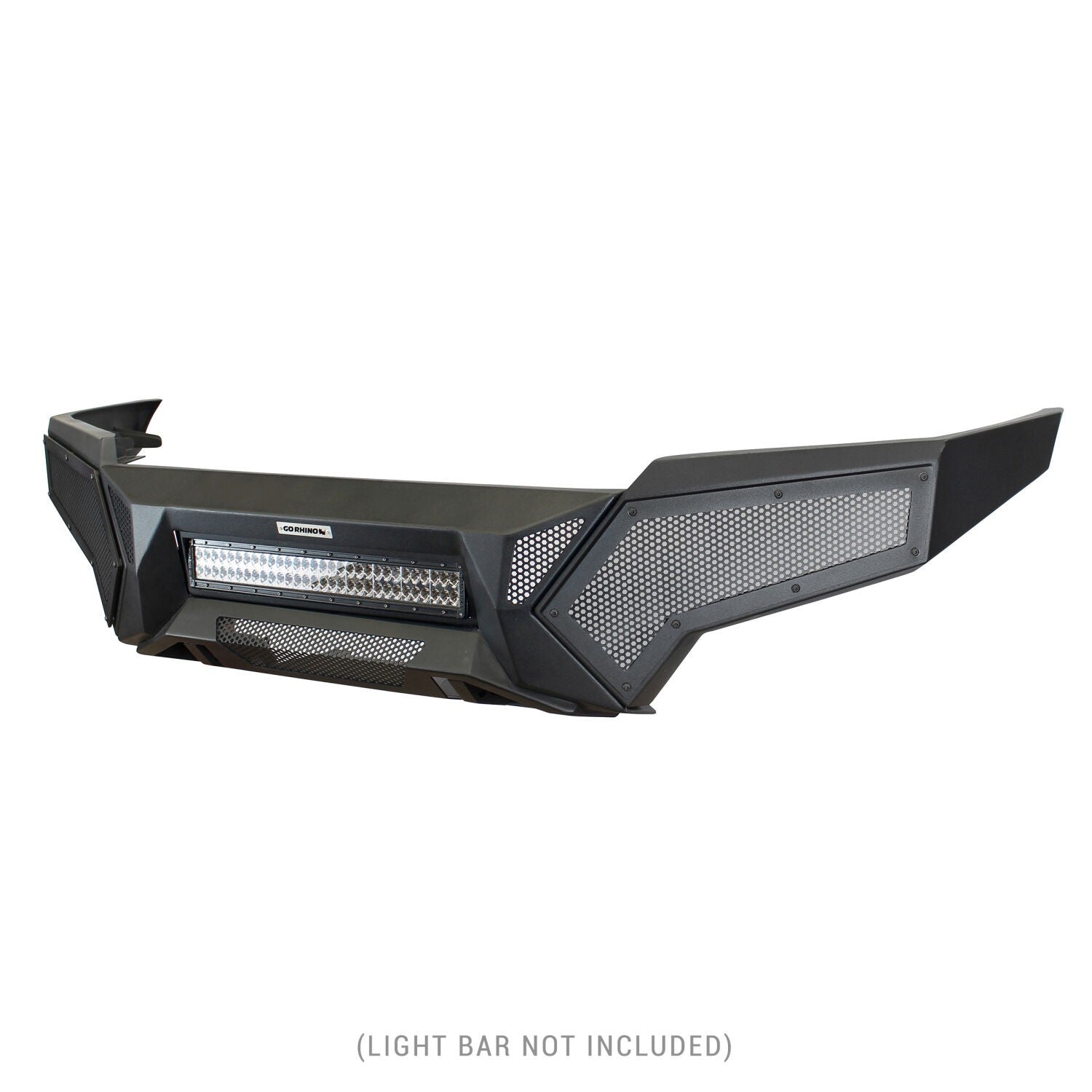Element Front Bumper with Fixed Light Bar Mount Textured Black 2016-2023 Toyota Tacoma Go Rhino