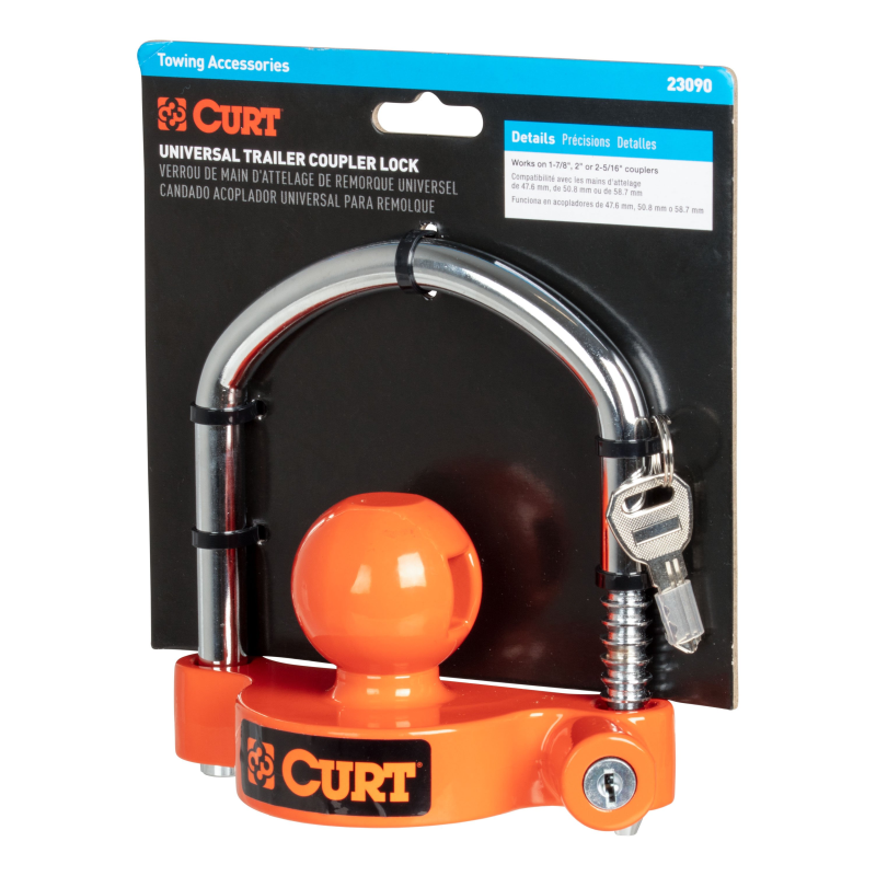 CURT Universal Trailer Coupler Lock Model 23090