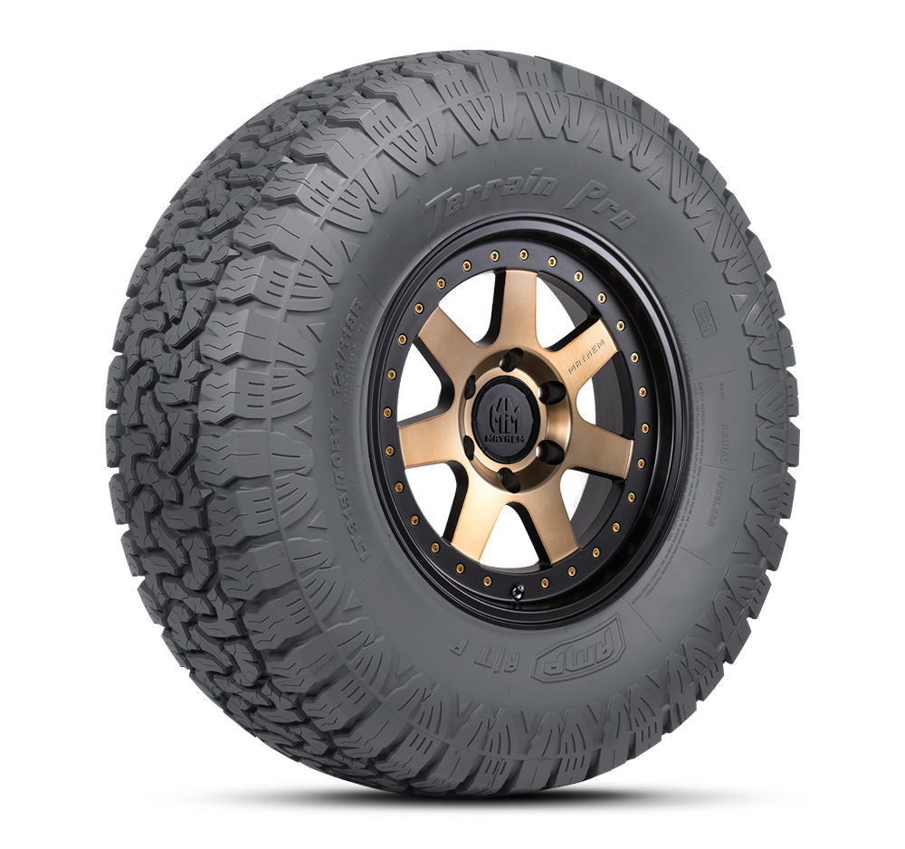 24 Inch Terrain Pro A/T P 35X12.50R24LT 116R LR F 80 PSI Max AMP Tires
