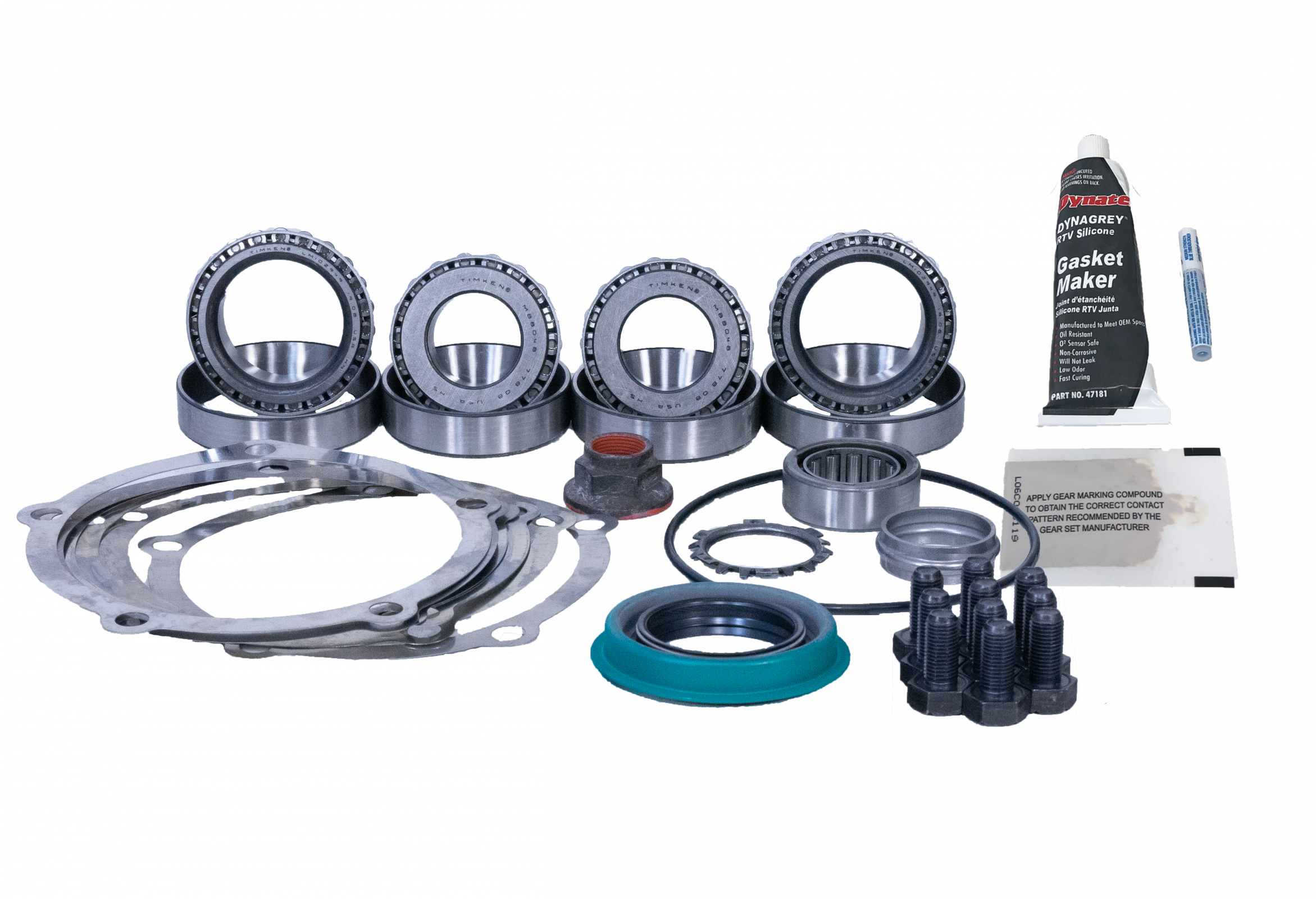 Ford 9 Inch Rear Axle 28 Spline Ring and Pinion Master Install Kit Revolution Gear