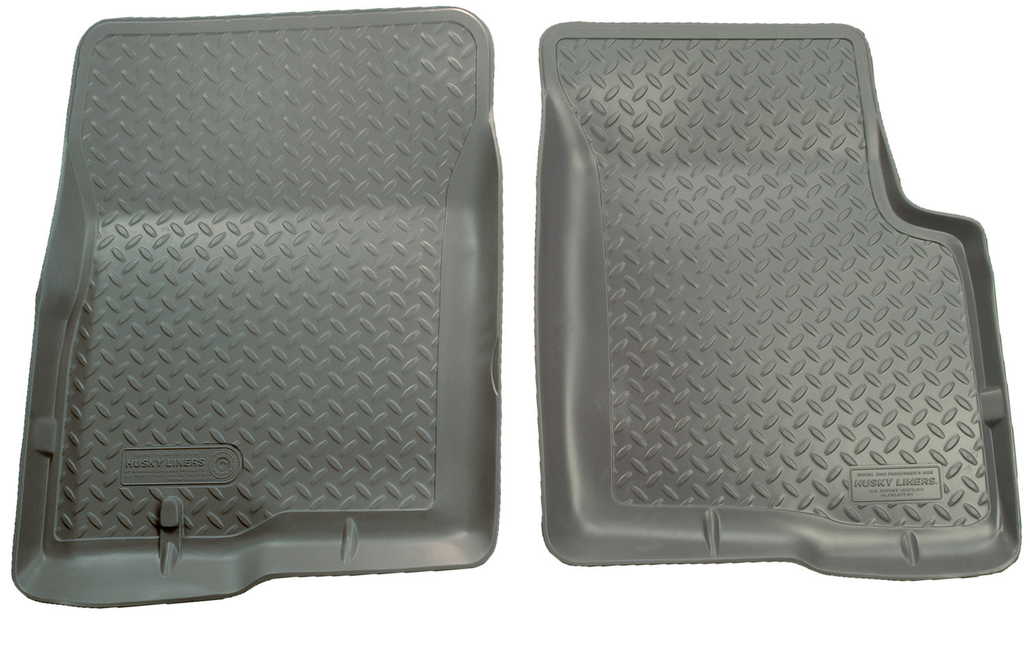 Classic Style Front Floor Liners For 1995-2004 Tacoma Grey Husky Liners