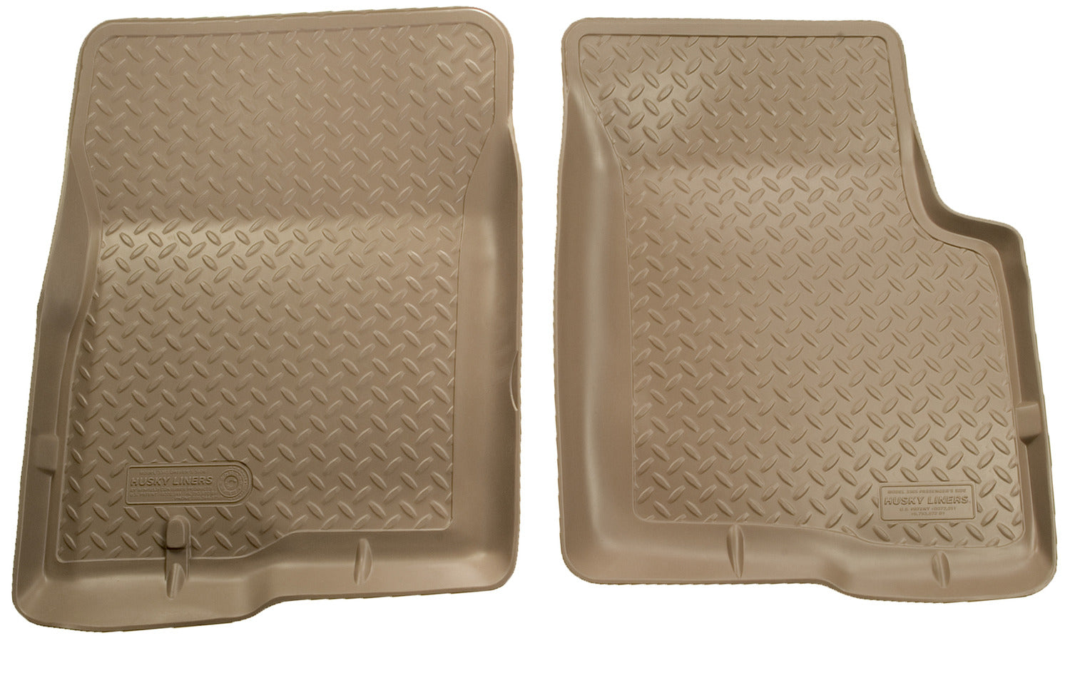 Classic Style Front Floor Liners For 1995-2004 Tacoma Tan Husky Liners