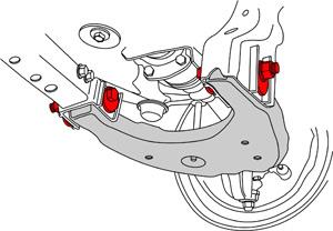 SPC Performance 98-07 Toyota Land Cruiser CAM BOLT KIT (2)