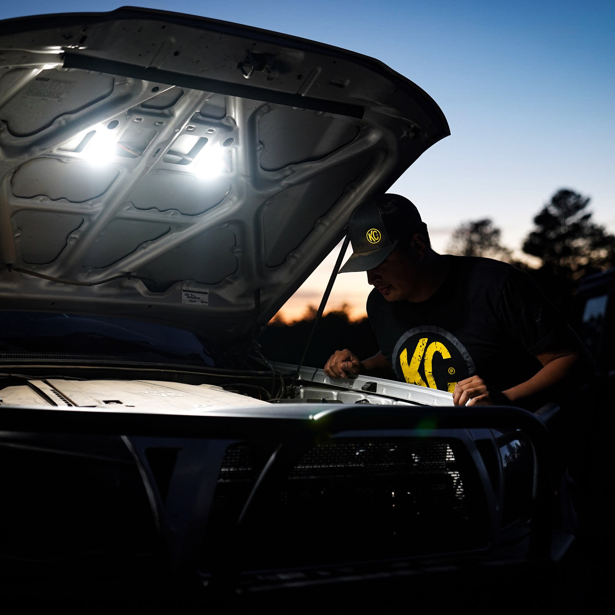 Cyclone LED Under Hood 2 Light System KC HiLiTES