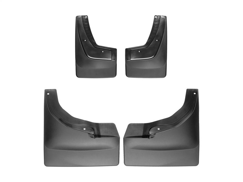 WeatherTech 2015+ GMC Sierra/Sierra Denali 3500 No Drill Mudflaps - Black