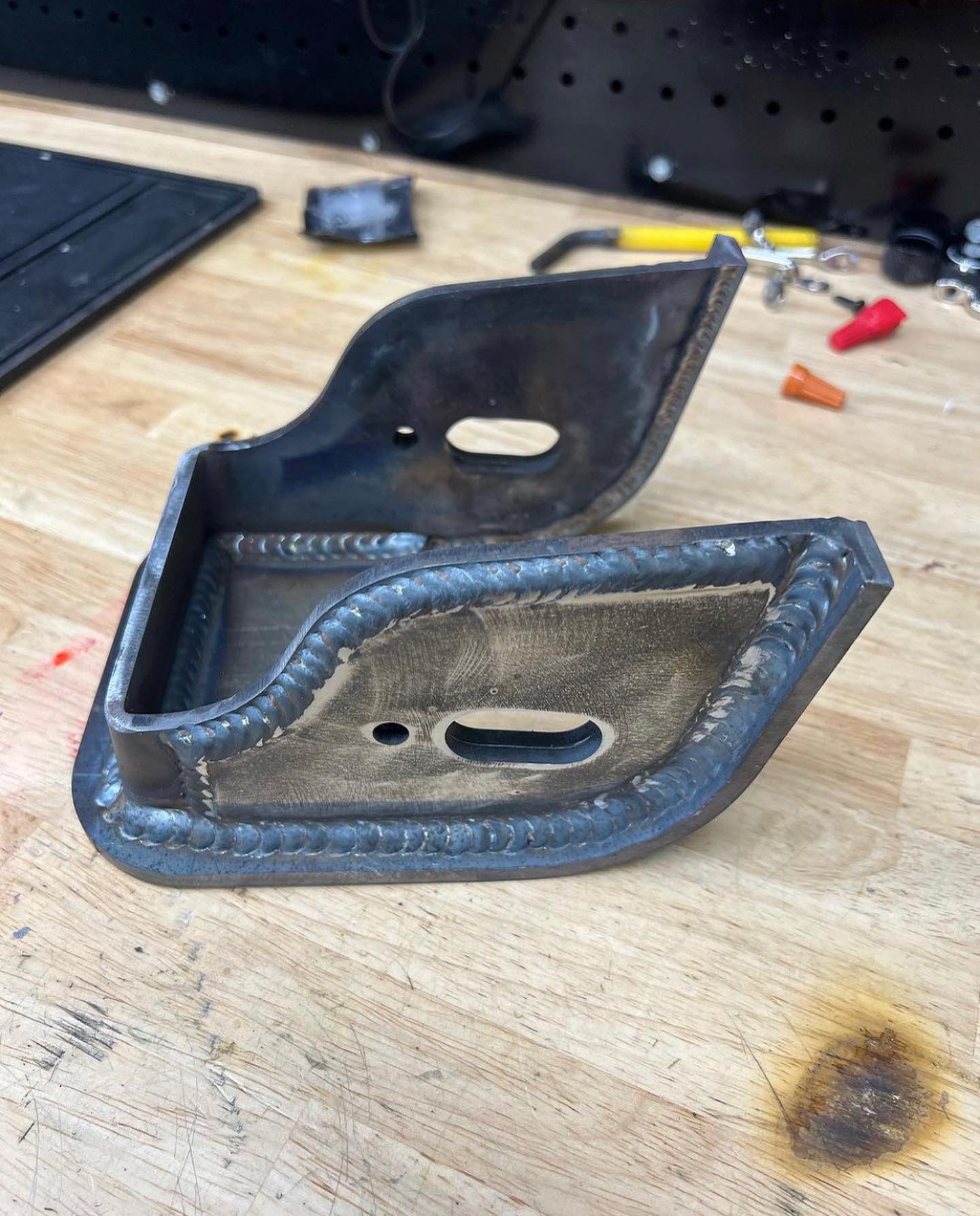 Lower arm pocket replacement kit for 2017-2024 Raptor by Foutz Motorsports, featuring durable welded construction.