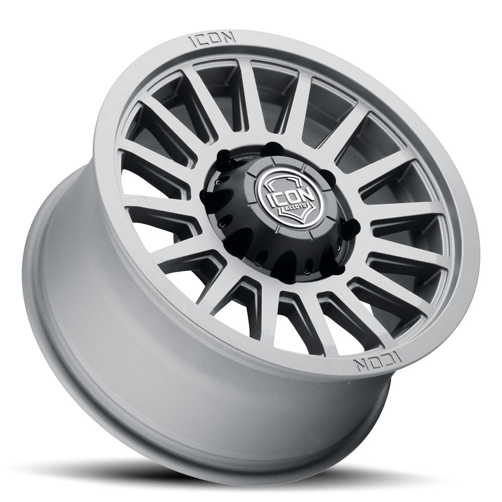 Recon Six 18 X 9 / 8 X 170 6MM Offset 5.25 Inch Backspace Charcoal, ICON Alloys