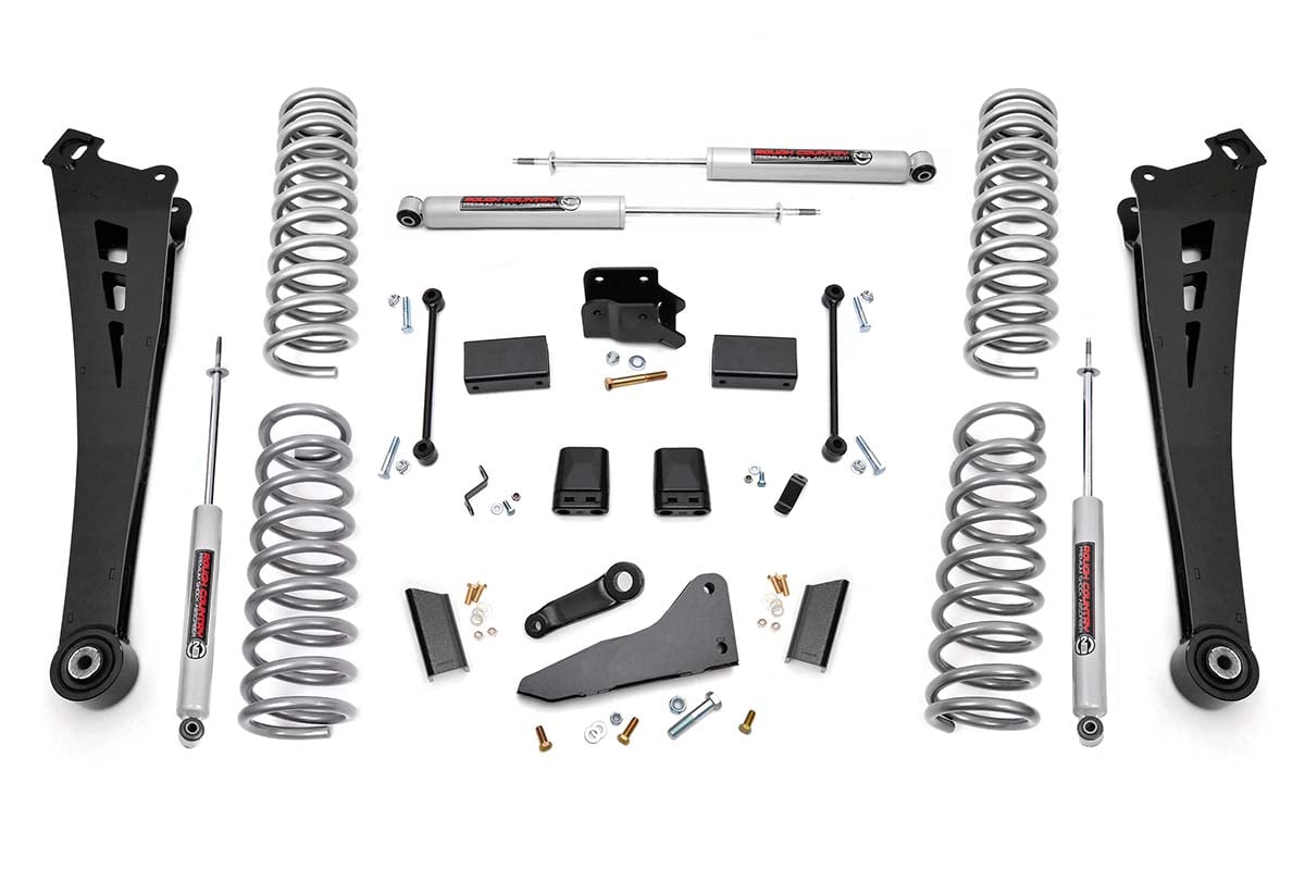 5 Inch Lift Kit Diesel Dual Rate Coils Ram 2500 4WD (2014-2018) Rough Country