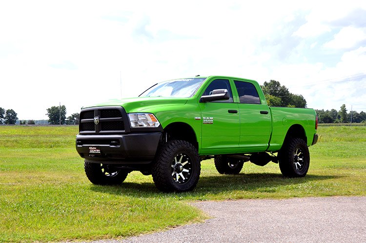 5 Inch Suspension Lift Kit Coil Spacers Radius Arms 13-15 RAM 3500 Rough Country