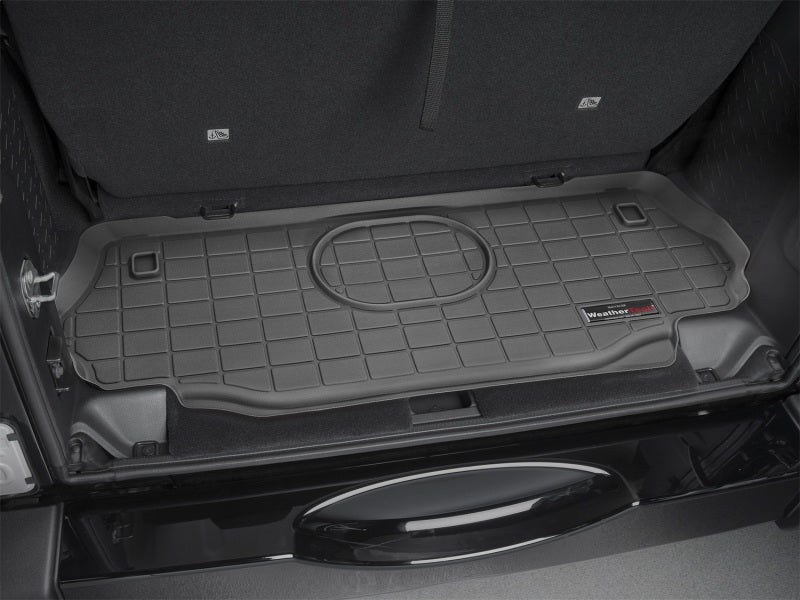 WeatherTech 15-16 Jeep Wrangler w/ Alpine Premium (Trim Required for Subwoofer) Cargo Liner - Black