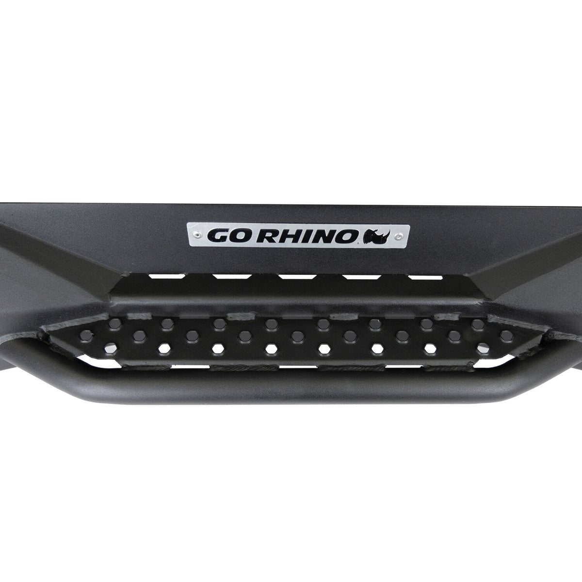 Rockline Rear Full Width Bumper for Ford Bronco Textured Black 2018-2026 Jeep Wrangler Go Rhino