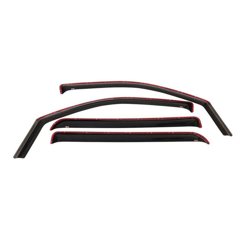 Westin 1999-2016 Ford Super Duty Crew Cab In-Channel Wind Deflector 4pc - Smoke