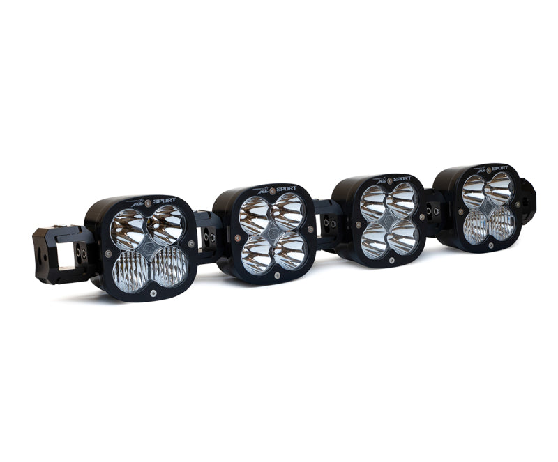 Baja Designs XL Linkable LED Light Bar featuring four XL clear lights for enhanced visibility and off-road performance.