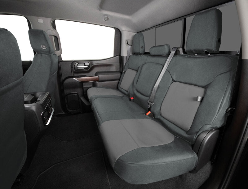 Covercraft 21-24 Dodge Durango Endura PrecisionFit Custom Front Row Seat Covers - Charcoal/Silver