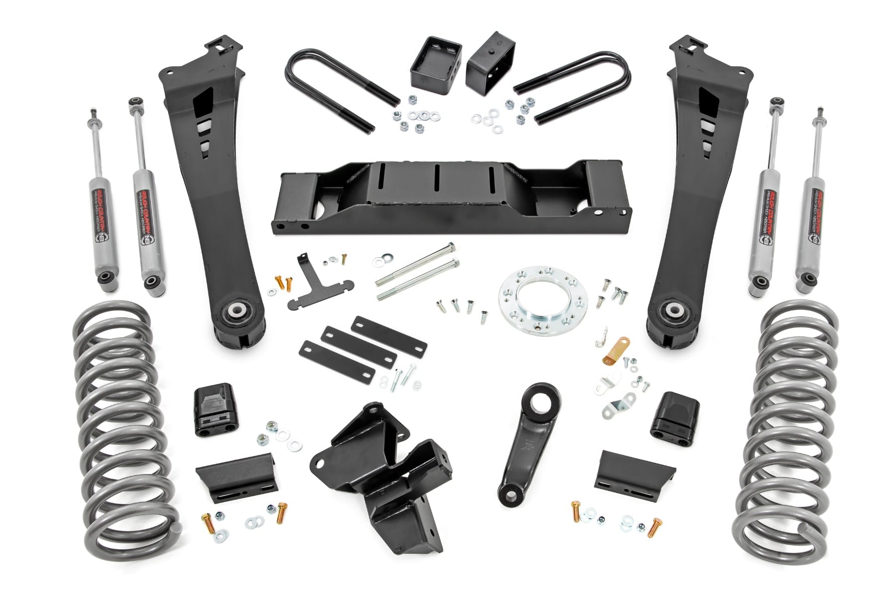 5 Inch Lift Kit Diesel AISIN w/ Clocking Ring Ram 3500 4WD (2019-2024) Rough Country