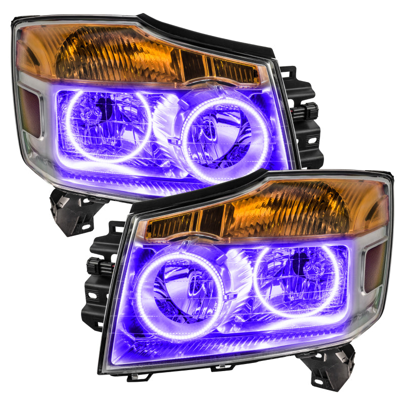 Oracle Nissan Armada 08-15 Halo Kit - ColorSHIFT w/ BC1 Controller