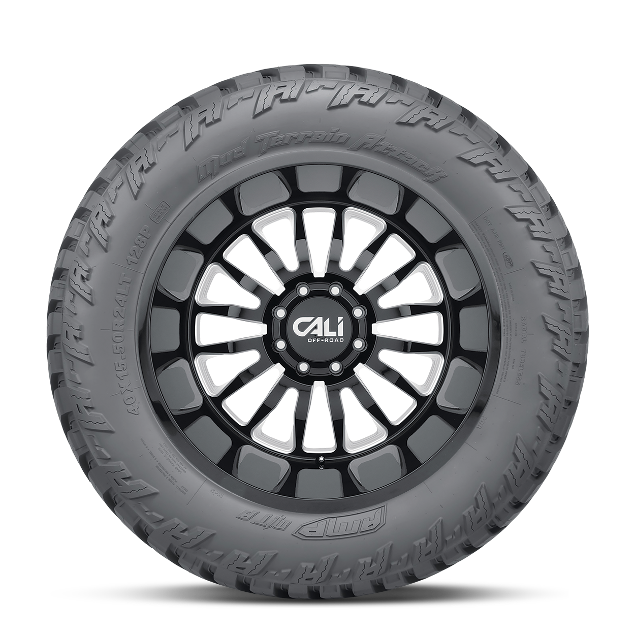 26 Inch Terrain Attack M/T 38X15.50R26 126P LR E 65PSI Max AMP Tires