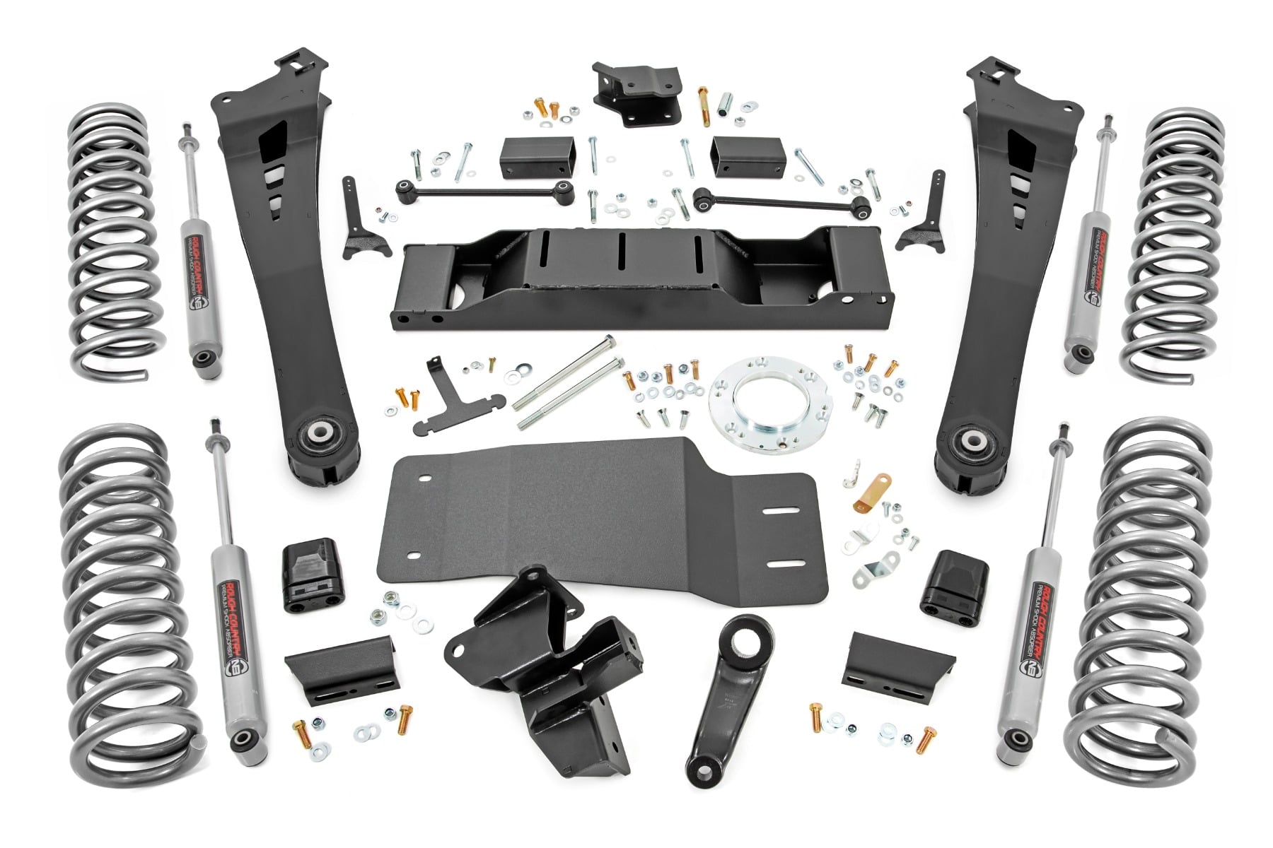 5 Inch Lift Kit Dual Rate Coils Non-AISIN Ram 2500 4WD (2019-2024) Rough Country