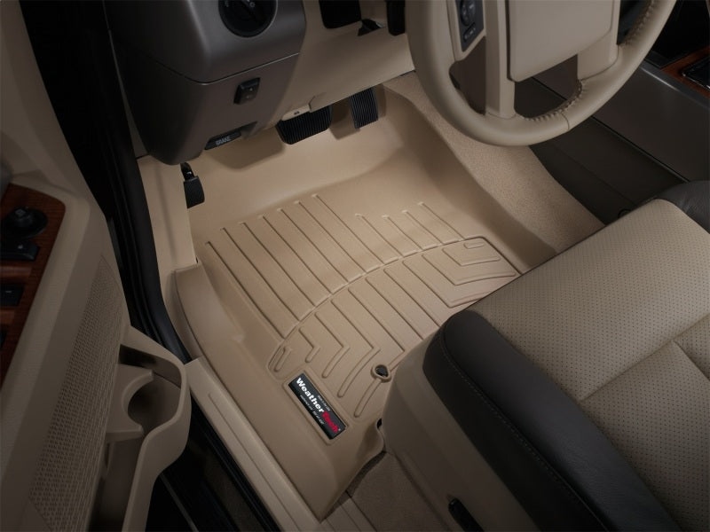 WeatherTech 07+ Ford Expedition Front FloorLiner - Tan