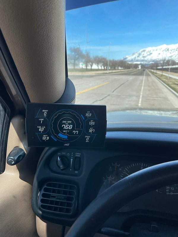Edge CTS3 Pillar Display Mount 98.5-02 Ram 5.9L Cummins