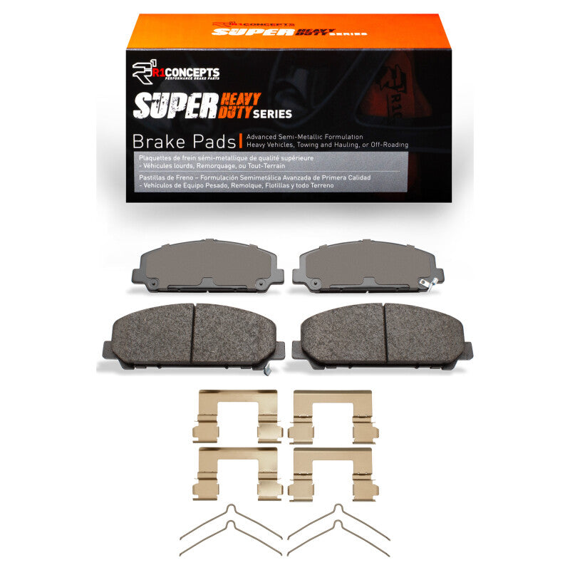 R1 05-24 Infiniti QX56 Front Super Duty Pads & Hardware Kit