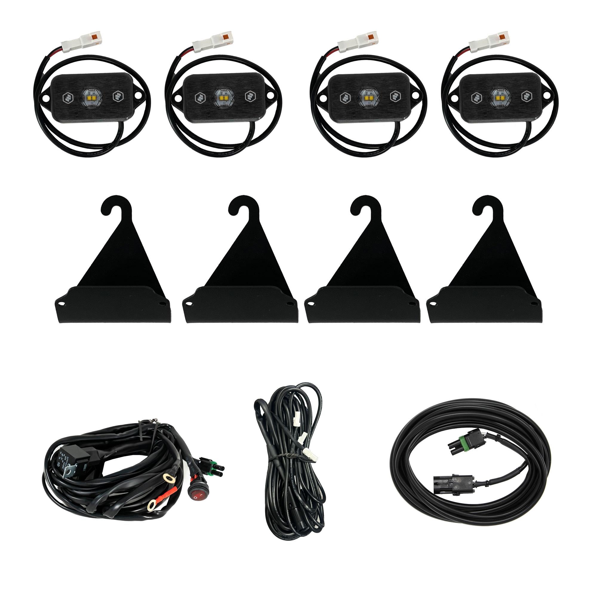 Bed Rail Cargo Light Kit For 05-25 Toyota Tacoma 07-25 Toyota Tundra Baja Designs