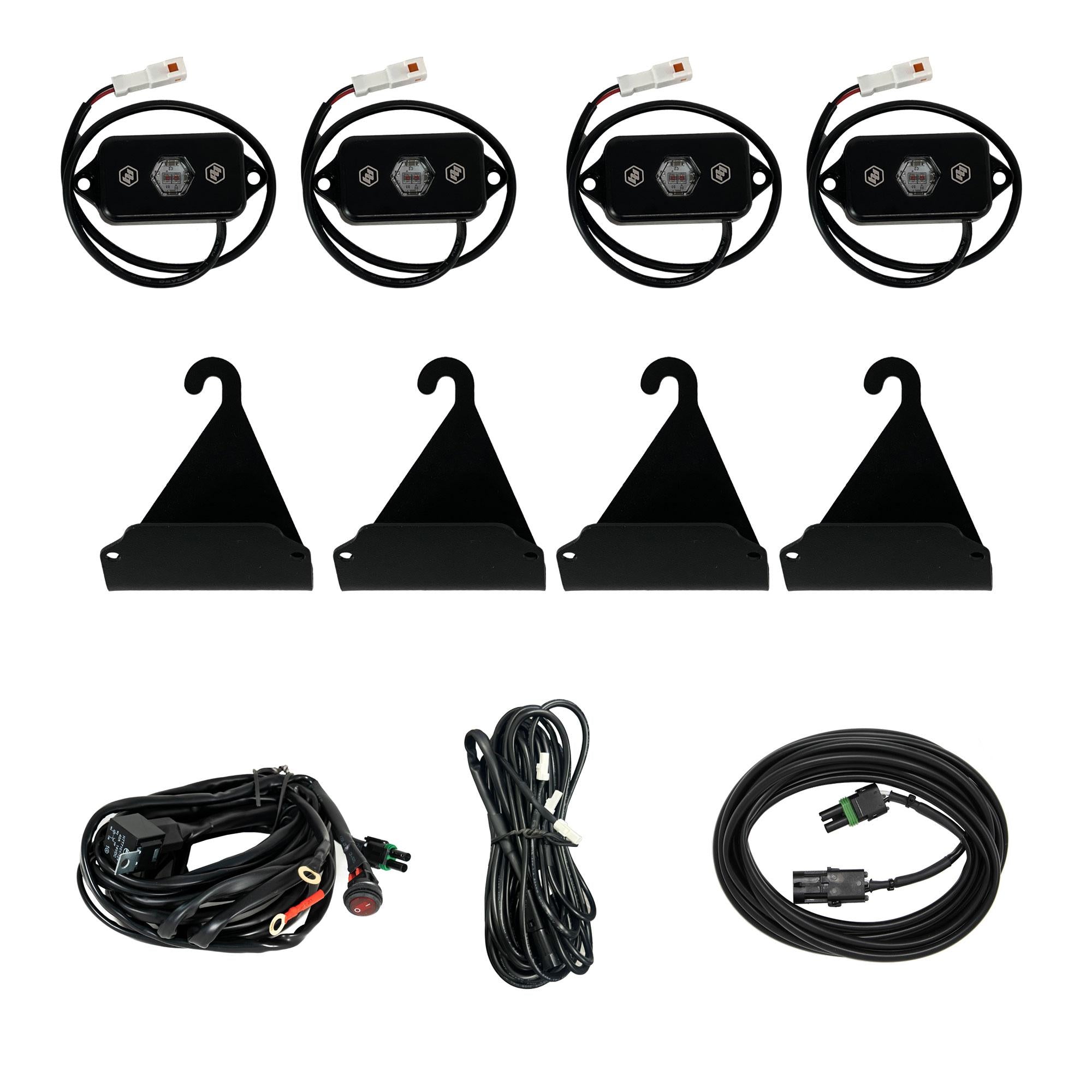 Bed Rail Cargo Light Kit For 05-25 Toyota Tacoma 07-25 Toyota Tundra Baja Designs