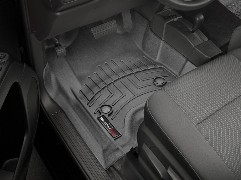 WeatherTech 2014+ Chevrolet Silverado 1500 Front FloorLiners - Black