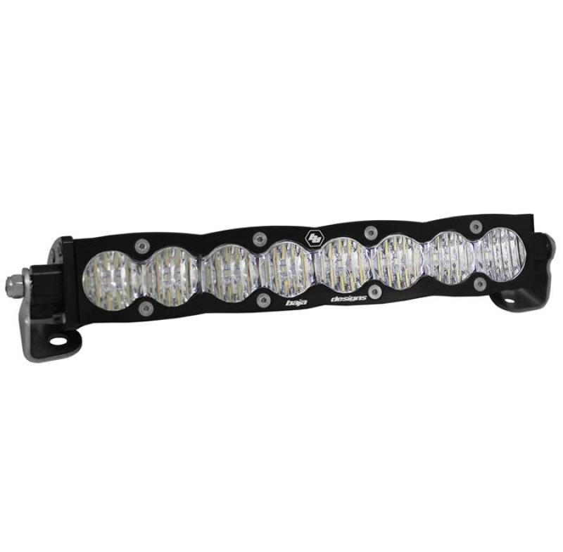 Baja Designs S8 Series 10-inch LED light bar with a work/scene pattern for enhanced visibility and performance.